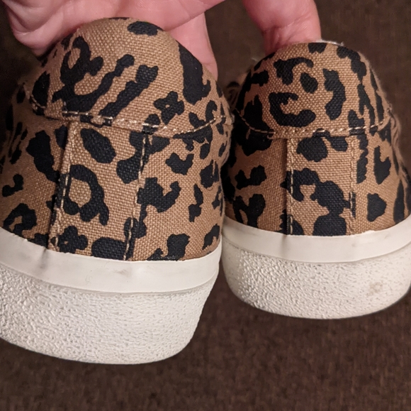 Madewell Leopard low top sidewalk sneaks - Picture 4 of 8